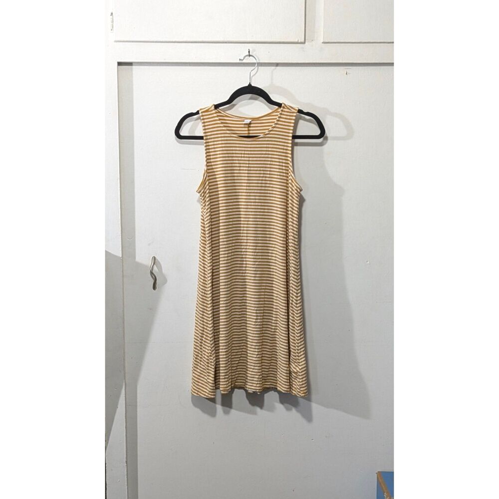 Striped Swing Tank Top Dress - Old Navy sz. M